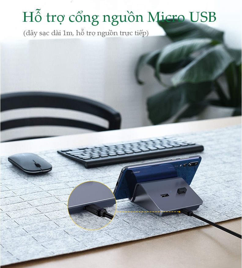 Bộ chia cổng USB 2.0 UGREEN CM214 Chia 2 cổng USB 2.0 hỗ trợ chức năng otg - Kèm giá đỡ điện thoại 23 Bộ chia cổng USB 2.0 UGREEN CM214 Chia 2 cổng USB 2.0 hỗ trợ chức năng otg - Kèm giá đỡ điện thoại