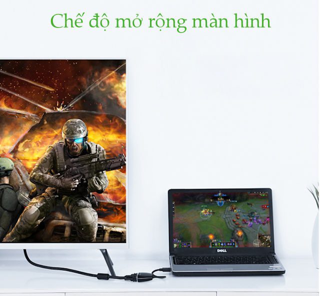 Bộ chuyển đổi HDMI sang VGA UGREEN MM102 Không có Audio, độ phân giải 1920*1080 60Hz (Max) dài 16cm 20 Bộ chuyển đổi HDMI sang VGA UGREEN MM102 Không có Audio, độ phân giải 1920*1080 60Hz (Max) dài 16cm