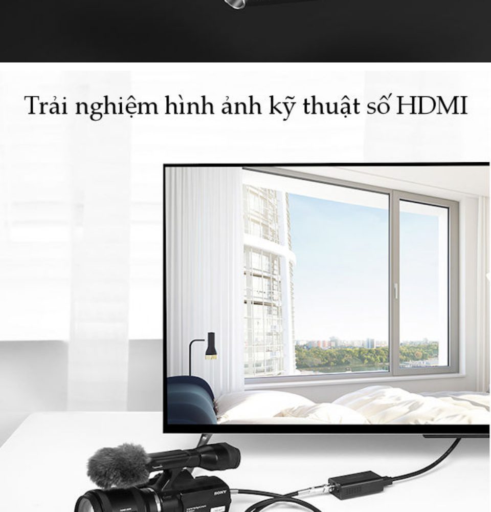 Bộ chuyển đổi tín hiệu 3G/SDI sang HDMI UGREEN CM131 Độ phân giải HD 17 Bộ chuyển đổi tín hiệu 3G/SDI sang HDMI UGREEN CM131 Độ phân giải HD