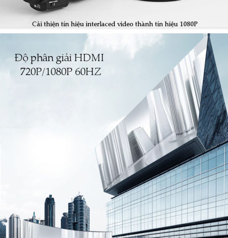 Bộ chuyển đổi tín hiệu 3G/SDI sang HDMI UGREEN CM131 Độ phân giải HD 20 Bộ chuyển đổi tín hiệu 3G/SDI sang HDMI UGREEN CM131 Độ phân giải HD