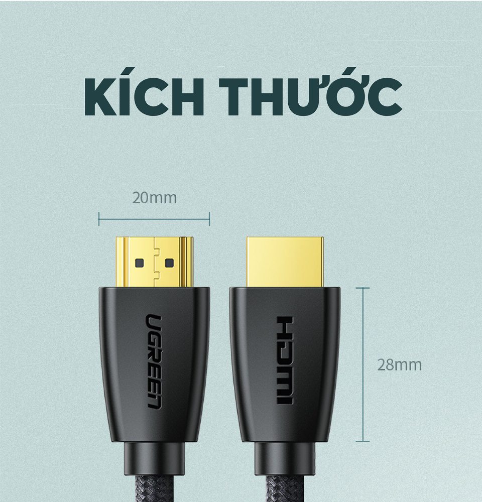 Cáp HDMI UGREEN HD118 - dài 15m-20m - HDMI1.2 1080P@60Hz 23 Cáp HDMI UGREEN HD118 - dài 15m-20m - HDMI1.2 1080P@60Hz