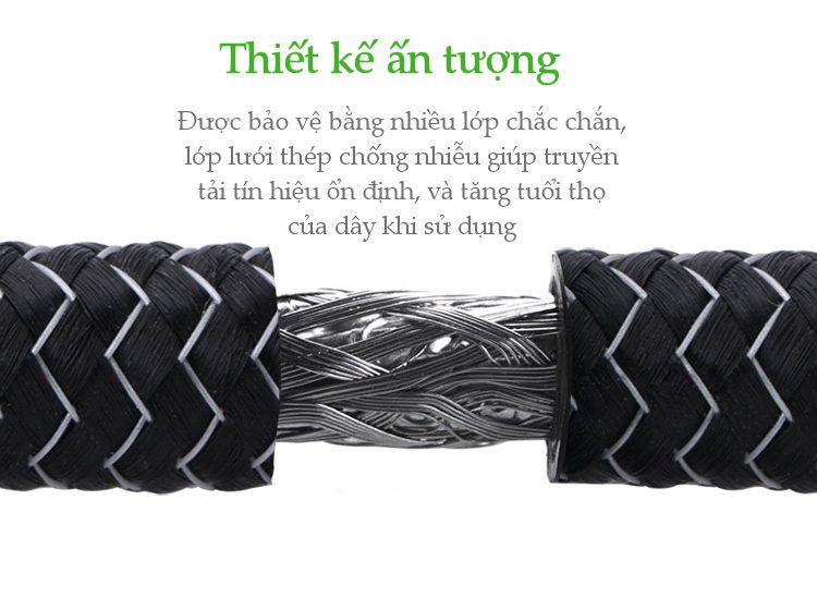 Cáp High-End HDMI 10.2Gbps 19+1 đồng đầu hợp kim dài 1-12M UGREEN HD126 17 Cáp High-End HDMI 10.2Gbps 19+1 đồng đầu hợp kim dài 1-12M UGREEN HD126