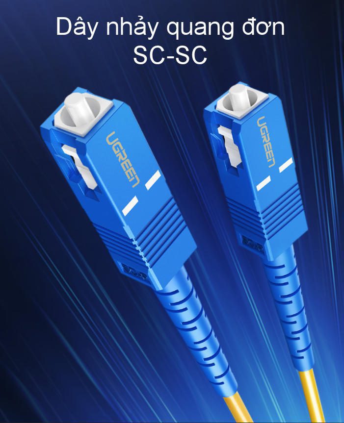 Cáp quang UGREEN NW131 - Lõi đơn SC sang SC, tốc độ quang điện - Bọc nhựa TPE chắc chắn 21 Cáp quang UGREEN NW131 - Lõi đơn SC sang SC, tốc độ quang điện - Bọc nhựa TPE chắc chắn