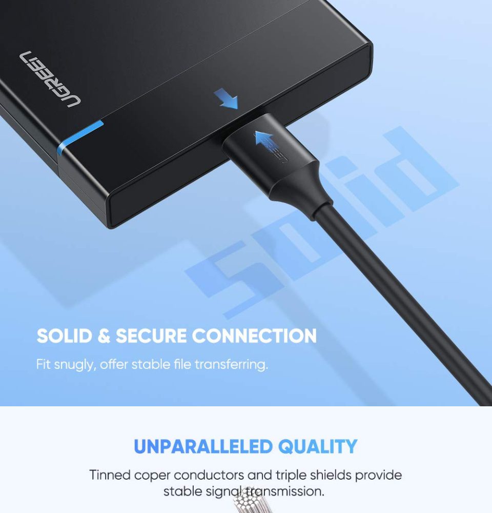 Cáp sạc nhanh Type C to Micro B UGREEN US312 | Truyền dữ liệu 5Gbps, 15W 21 Cáp sạc nhanh Type C to Micro B UGREEN US312 | Truyền dữ liệu 5Gbps, 15W