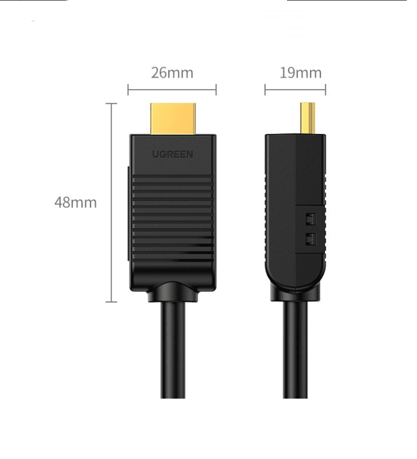 Đầu bấm cáp HDMI 2.0 UGREEN 50568 - Nhấn đầu cáp HDMI 19+1 Pin - Chân tiếp xúc mạ vàng 16 Đầu bấm cáp HDMI 2.0 UGREEN 50568 - Nhấn đầu cáp HDMI 19+1 Pin - Chân tiếp xúc mạ vàng