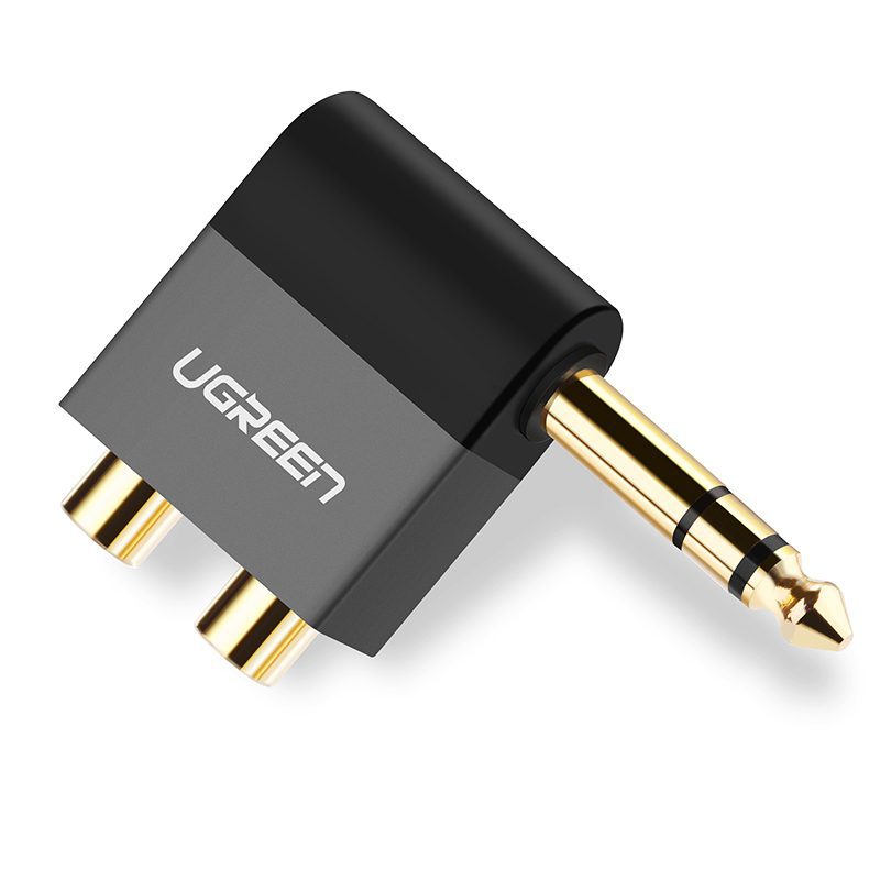 Đầu chuyển đổi âm thanh UGREEN 40846 - 6.5mm ra RCA (Hoa sen) 12 Đầu chuyển đổi âm thanh UGREEN 40846 - 6.5mm ra RCA (Hoa sen)