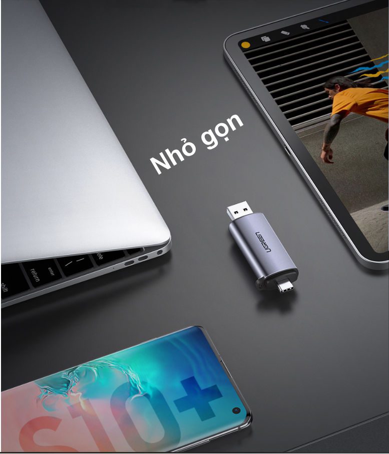 Đầu đọc thẻ Type C UGREEN CM184 - 2 khe thẻ cắm SD và TF - Hỗ trợ chức năng OTG 23 Đầu đọc thẻ Type C UGREEN CM184 - 2 khe thẻ cắm SD và TF - Hỗ trợ chức năng OTG