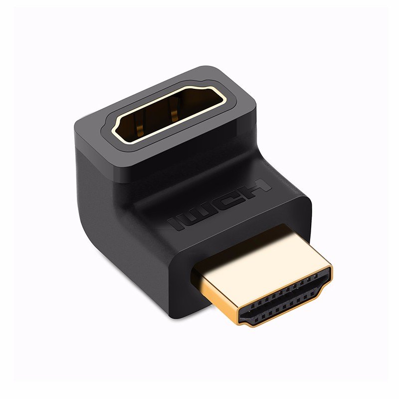 Đầu nối cổng HDMI male sang HDMI female vuông góc 90 độ (BẺ LÊN) UGREEN 20110 18 Đầu nối cổng HDMI male sang HDMI female vuông góc 90 độ (BẺ LÊN) UGREEN 20110