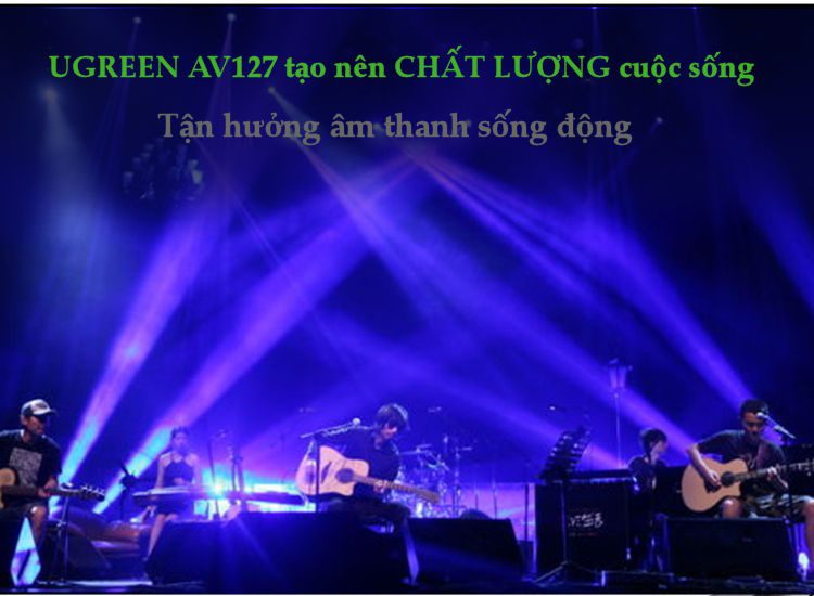 Dây âm thanh 3.5mm đực sang 6.5mm mạ vàng 24k cao cấp UGREEN AV127 20 Dây âm thanh 3.5mm đực sang 6.5mm mạ vàng 24k cao cấp UGREEN AV127