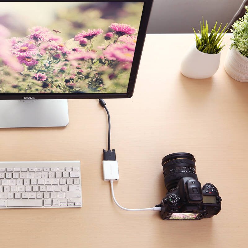 Dây chuyển đổi micro HDMI male to VGA female, Ugreen 40222 - dài 15cm 24 Dây chuyển đổi micro HDMI male to VGA female, Ugreen 40222 - dài 15cm