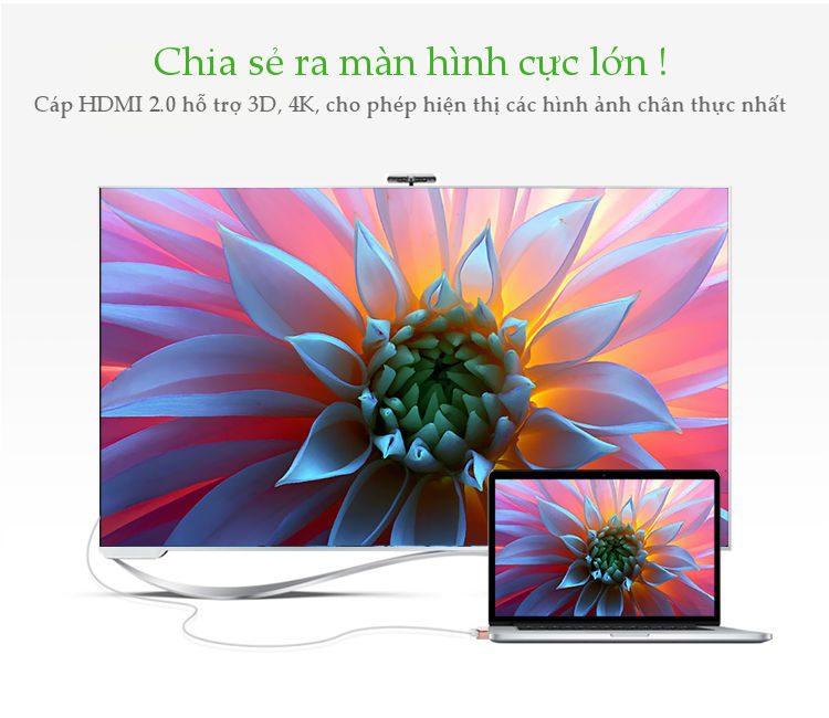 Dây HDMI 2.0 thuần đồng hỗ trợ 10Gbps, đầu hợp kim, dài từ 1-10M UGREEN HD117 22 Dây HDMI 2.0 thuần đồng hỗ trợ 10Gbps, đầu hợp kim, dài từ 1-10M UGREEN HD117