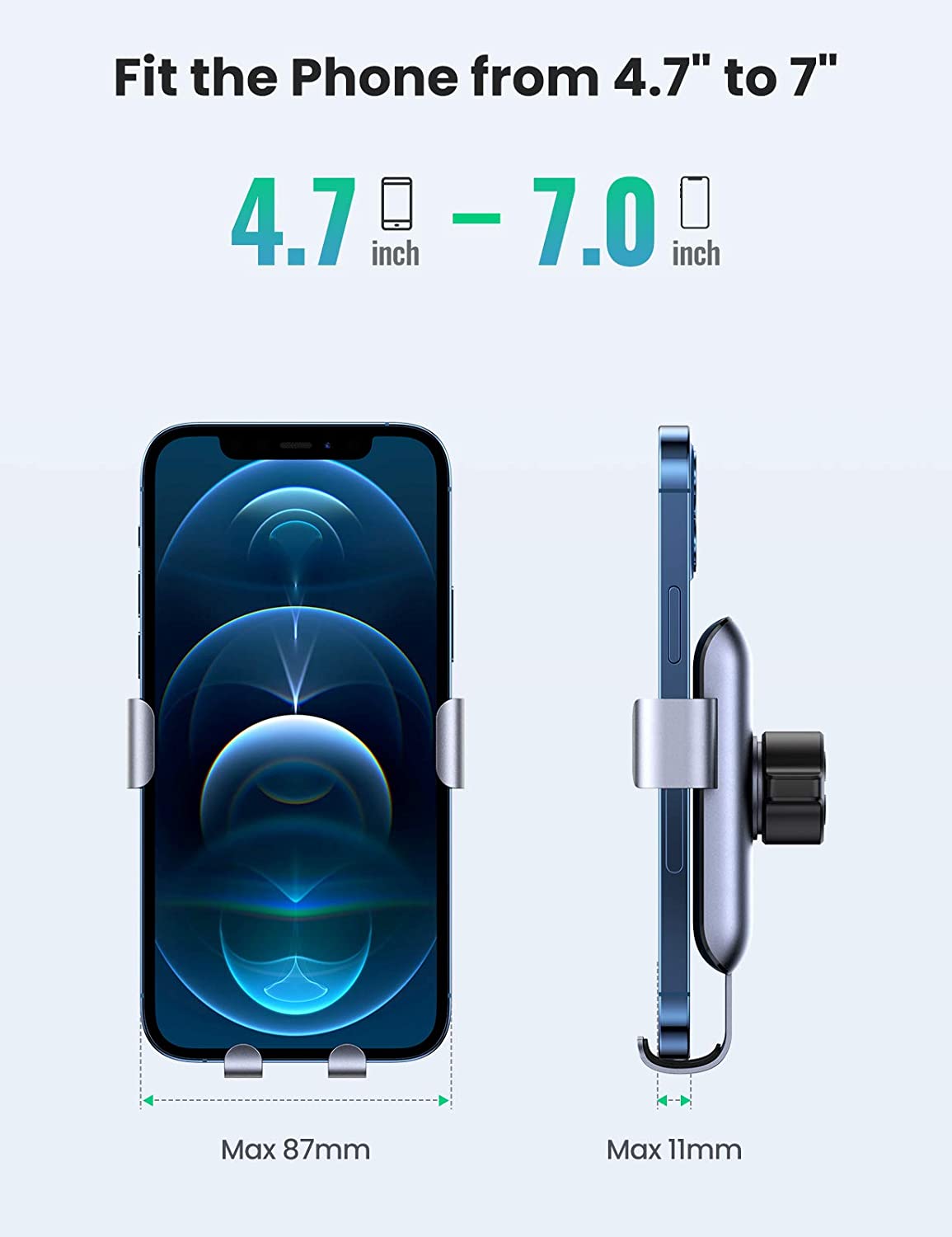 Giá đỡ điện thoại trên ô tô UGREEN 30401 - Cài khe gió điều hòa, xoay góc 360 độ 16 Giá đỡ điện thoại trên ô tô UGREEN 30401 - Cài khe gió điều hòa, xoay góc 360 độ