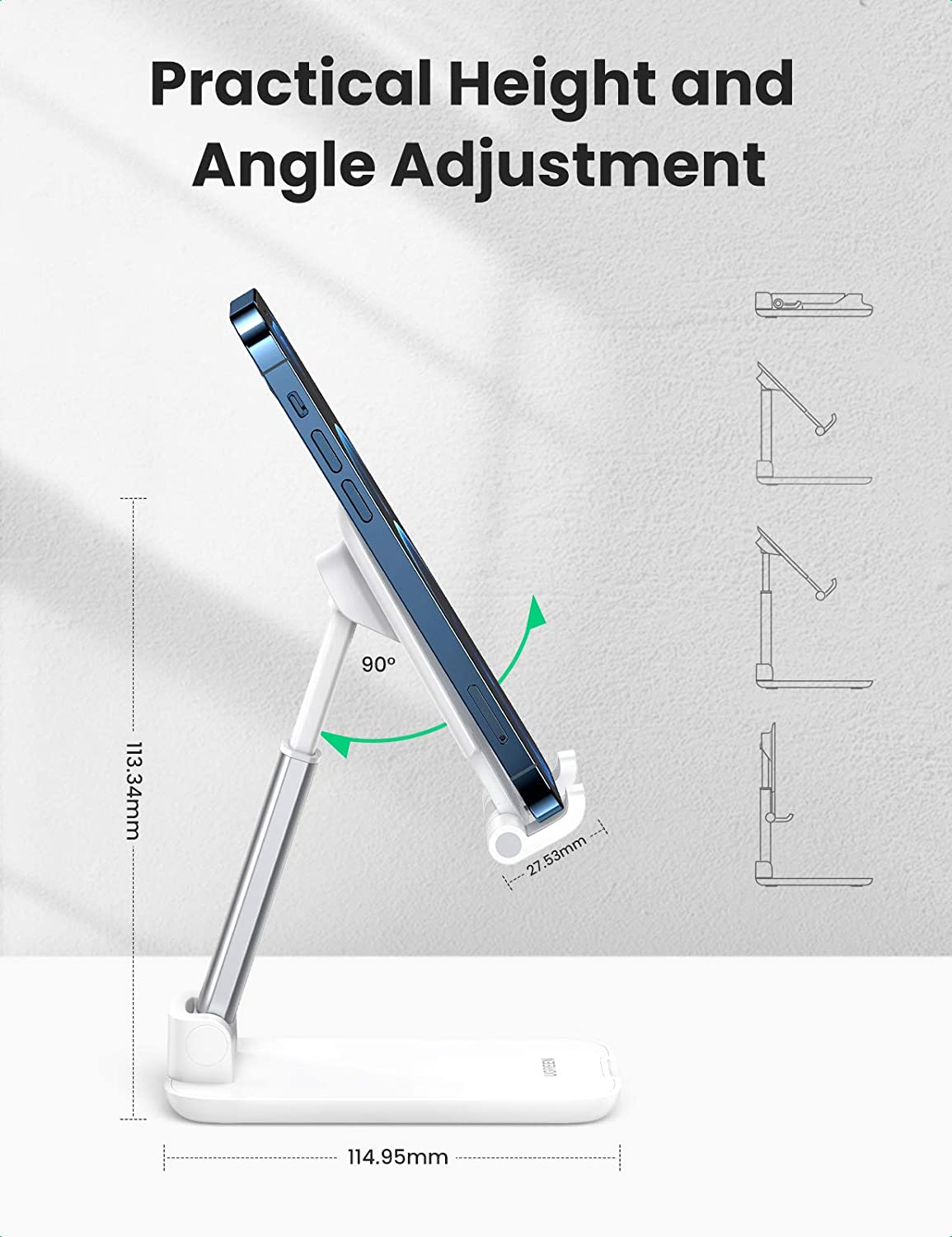 Giá đỡ điện thoại UGREEN LP373 - Thiết kế gấp gọn, mặt đệm silicon chống trầy xước 20 Giá đỡ điện thoại UGREEN LP373 - Thiết kế gấp gọn, mặt đệm silicon chống trầy xước