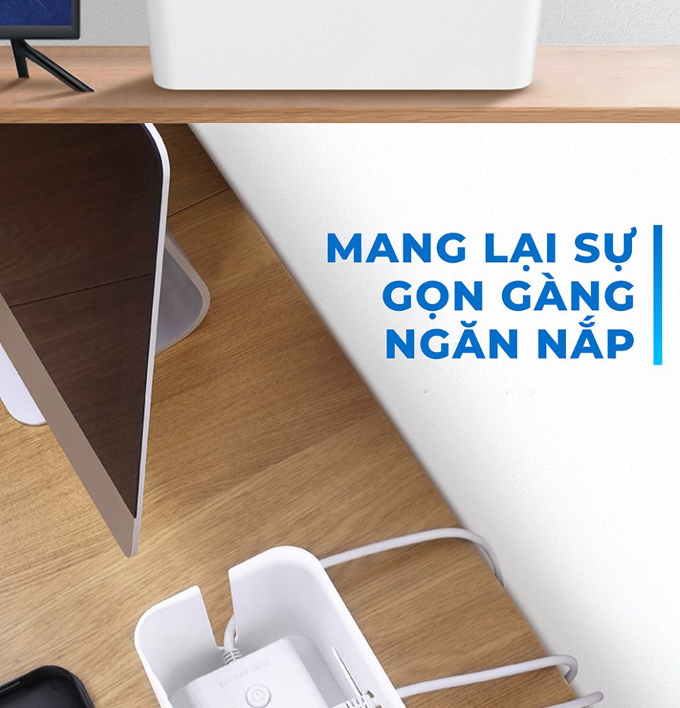 Hộp nhựa đựng ổ cắm điện UGREEN LP110 - Sắp xếp dây điện gọn gàng bảo vệ an toàn cho trẻ em nhựa ABS siêu bền và chống cháy 19 Hộp nhựa đựng ổ cắm điện UGREEN LP110 - Sắp xếp dây điện gọn gàng bảo vệ an toàn cho trẻ em nhựa ABS siêu bền và chống cháy