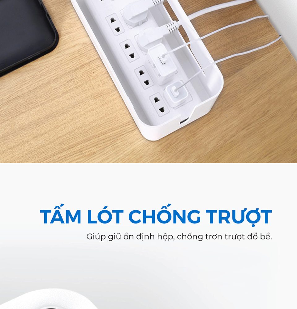 Hộp nhựa đựng ổ cắm điện UGREEN LP110 - Sắp xếp dây điện gọn gàng bảo vệ an toàn cho trẻ em nhựa ABS siêu bền và chống cháy 20 Hộp nhựa đựng ổ cắm điện UGREEN LP110 - Sắp xếp dây điện gọn gàng bảo vệ an toàn cho trẻ em nhựa ABS siêu bền và chống cháy