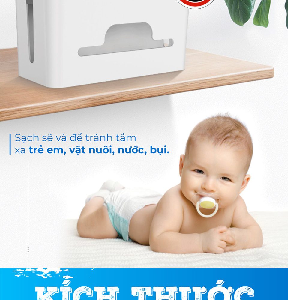 Hộp nhựa đựng ổ cắm điện UGREEN LP110 - Sắp xếp dây điện gọn gàng bảo vệ an toàn cho trẻ em nhựa ABS siêu bền và chống cháy 22 Hộp nhựa đựng ổ cắm điện UGREEN LP110 - Sắp xếp dây điện gọn gàng bảo vệ an toàn cho trẻ em nhựa ABS siêu bền và chống cháy