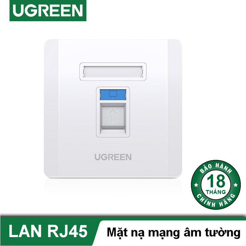 Mặt nạ mạng âm tường UGREEN NW144 - 1 cổng RJ45 14 Mặt nạ mạng âm tường UGREEN NW144 - 1 cổng RJ45