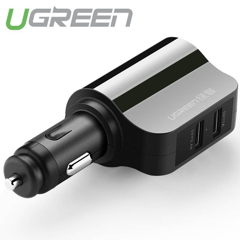 Sạc điện thoại/máy tính bảng 2 cổng USB 2.0 trên ô tô UGREEN CD115 20394 12 Sạc điện thoại/máy tính bảng 2 cổng USB 2.0 trên ô tô UGREEN CD115 20394