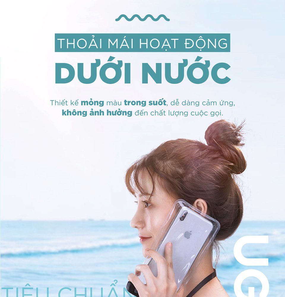 Túi đựng điện thoại chống nước UGREEN 60959 Chống nước cao IPX 8 - Dùng được cho độ sâu 10m, tương thích với màn hình 4 - 6.5inch 20 Túi đựng điện thoại chống nước UGREEN 60959 Chống nước cao IPX 8 - Dùng được cho độ sâu 10m, tương thích với màn hình 4 - 6.5inch