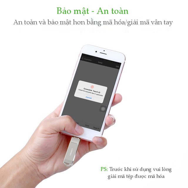 USB 64Gb UGREEN US200 Cổng USC2.0 + Ổ Flash đầu lightning cho iPhone/iPad 64gB 14 USB 64Gb UGREEN US200 Cổng USC2.0 + Ổ Flash đầu lightning cho iPhone/iPad 64gB